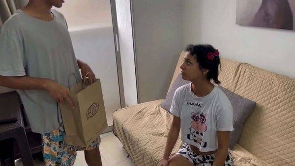 Step Sister-In-Law Rides My Big Dick After Surprise Gift - Skinny Hot Sexy & Indi Big Dick - veryfreeporn.com on poweredporn.com