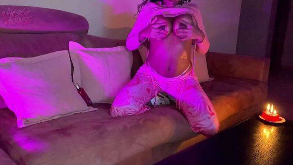 Vicky Menage: Hot Latina Solo Dance in Lingerie, Perfect Ass Clapping - veryfreeporn.com - Brazil on poweredporn.com