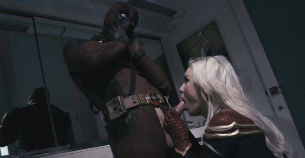 Deadpool tries hot blonde's tight holes after a generous BJ - alphaporno.com on poweredporn.com