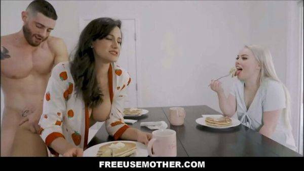 Hot MILF Threesome with Haley Spades and Penny Barber - Free Use Family Fun at Breakfast - xxxfiles.com on poweredporn.com