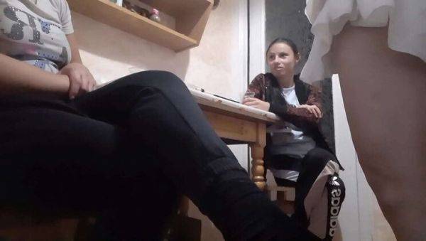 Lesbian Girls Dirty Talk & Pussy Cum - Wet Kitchen Orgasm - xxxfiles.com on poweredporn.com