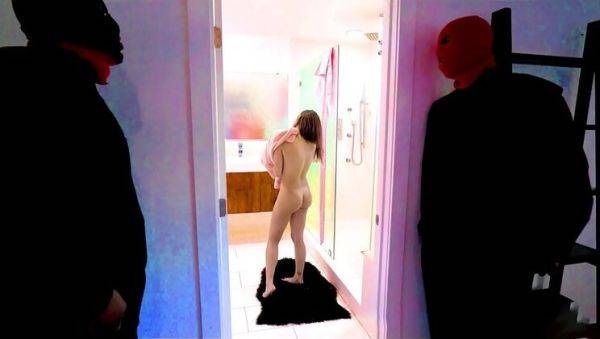 Young Kira Perez takes two big black cocks in a wild threesome - veryfreeporn.com on poweredporn.com