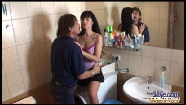 Old Man and Short Skirts - porntry.com on poweredporn.com