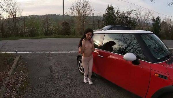 Risky Outdoor Threesome with Italian Teens Melody, Shane & Sissi - Public Sex During Quarantine! - xxxfiles.com - Italy on poweredporn.com