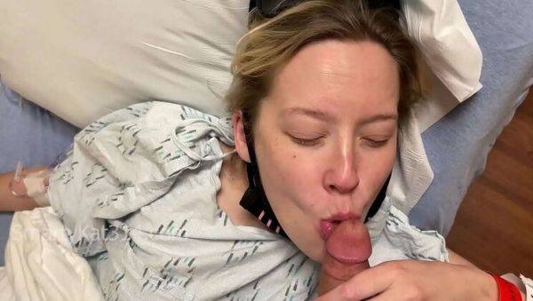 Blonde Nurse Blows Boyfriend in Hospital Pre-Op Room - Almost Caught by Surgeon! Ft. SmartyKat314 - porntry.com on poweredporn.com