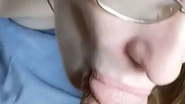 Tattooed Brunette PAWG Sucks and Swallows Big Dick - xxxfiles.com on poweredporn.com