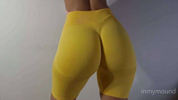 Inmymound Shows Off Her Tight Pussy in Vacuum-Packed Leggings and Swimsuit - xxxfiles.com on poweredporn.com