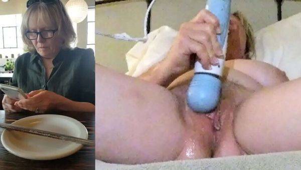 Sexy Granny Marierocks Caught Masturbating in Public - Hot Gilf Orgasm - veryfreeporn.com on poweredporn.com