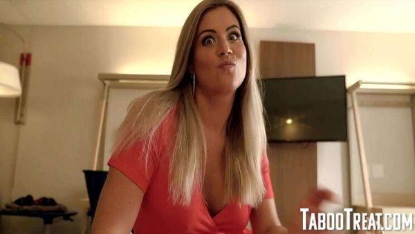 Blonde Stepmom Coco Vandi Rides Step Son While Talking About Her Past Lovers - xxxfiles.com on poweredporn.com