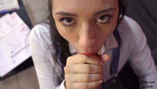 Step Sister Ruby Lets Me Fuck Her Ass Hard For Homework Help - Jacob And Ruby - porntry.com - Argentina on poweredporn.com