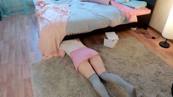 Petite Teen Estie Kay Gets Stuck and Helped in Doggystyle Anal Creampie - porntry.com on poweredporn.com