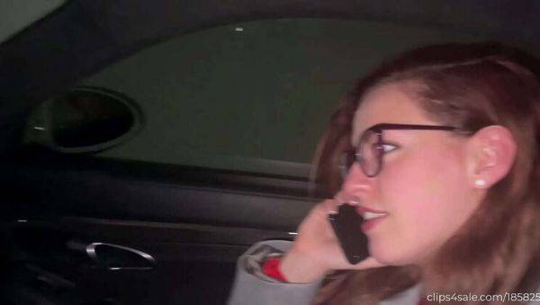 Carolina Iena Gives Hot Blowjob and Footjob in Car - Redhead Italian Babe with Tattoos - xxxfiles.com - Italy on poweredporn.com