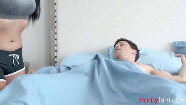 Stepmom Begs for Morning Sex with Stepbrother - Karmen Santana & Savannah Fyre - xxxfiles.com on poweredporn.com