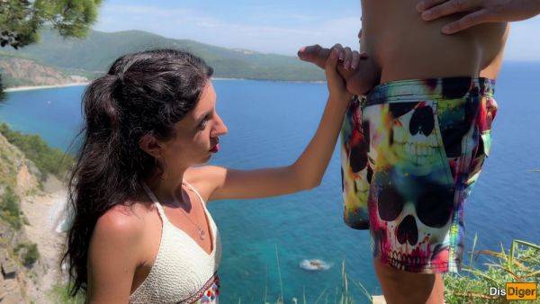 Katty West - Public Dick Flashing - Girl Helped Stranger To Cum In Mountains - upornia.com on poweredporn.com