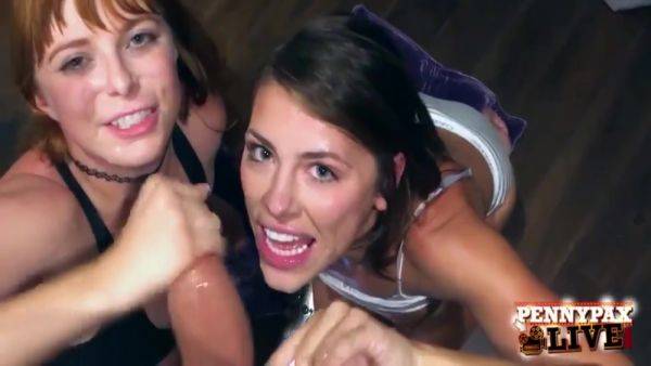 Pov Sensation Team Up To Sizzle Alex Legends Cock In A Steamy Double Bj! - hclips.com on poweredporn.com