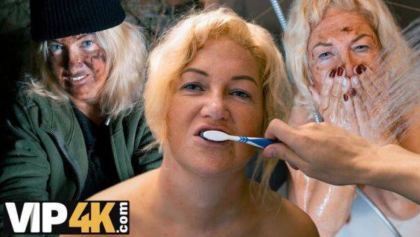 Mature Blonde Hobo Lady Fucked Hard in Apartment - Big Natural Tits HD - xxxfiles.com on poweredporn.com