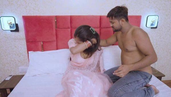 Desi Bhabhi First Night Hot Sex with Husband in Hindi 4K - porntry.com - India on poweredporn.com