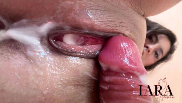 Iara Sanchez Creampie - Latina Solo Masturbation Orgasm with Big Dildo - porntry.com on poweredporn.com