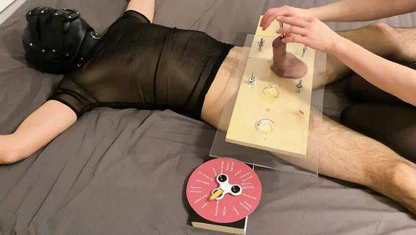 Big Bat's CBT Wheel of Fortune: Orgasm & Post Orgasm Teasing - xxxfiles.com on poweredporn.com