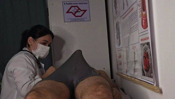 Nurse and Beautician Watch Patient's Huge Erection - Jennyferpimenta Amateur Handjob - xxxfiles.com - Brazil - Portugal on poweredporn.com