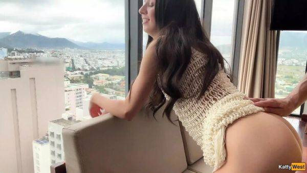 Spanish Blanca Sucks White Russian Cock And Gets Creampie In Pussy - xxxfiles.com - Russia - Spain on poweredporn.com