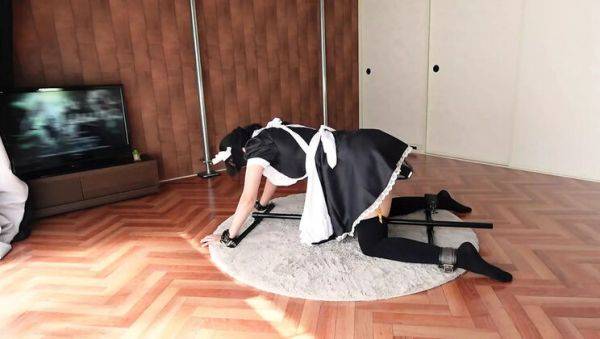Ushirosugatanomiki Bound On All Fours For 90 Minutes Of Pleasure - Maid Outfit, Vibrator Orgasm Control, BDSM Bondage HD - xxxfiles.com on poweredporn.com