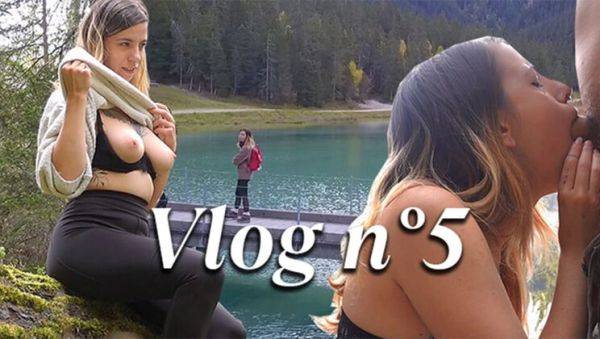 Amateur Teen Vlogger Norage Outdoor Van Blowjob & Doggy Style Orgasm in Forest - veryfreeporn.com - France on poweredporn.com