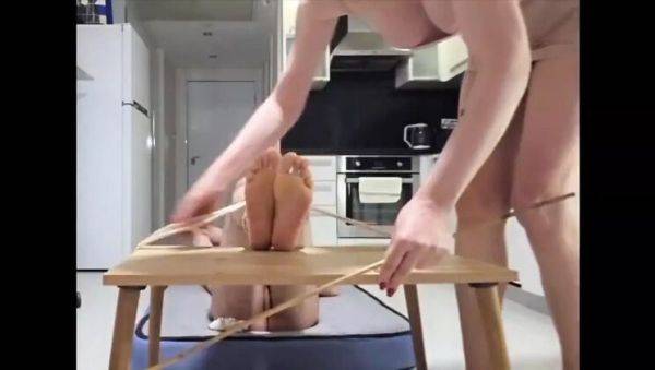 Mistressrola Punishes Disobedient Servant With Foot Torture & BDSM - veryfreeporn.com on poweredporn.com