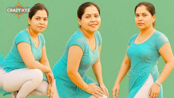 Indian Bhabhi Hard Fuck in Hindi - Skinny Desi Girl Titty Fucking & Doggy Style - porntry.com - India on poweredporn.com