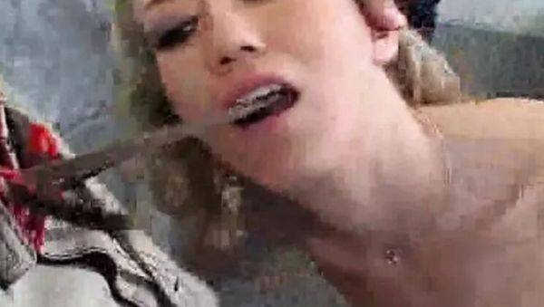 Stunning Blonde MILF Alana Evans Takes Hard Anal Creampie in Stockings - veryfreeporn.com - Britain on poweredporn.com