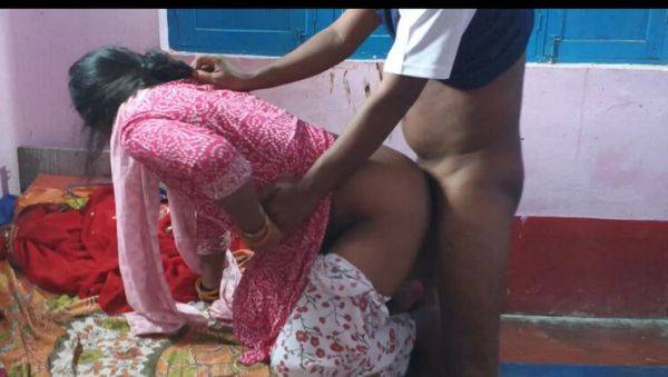 Desi Village Bhabhi Hot Sex with Indian Parosi - Anal Doggy Style - veryfreeporn.com - India on poweredporn.com