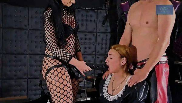 Sissy Slave Monique Punished By Bi Domme Couple - Hardcore BDSM & Anal Fucking - veryfreeporn.com - Germany on poweredporn.com