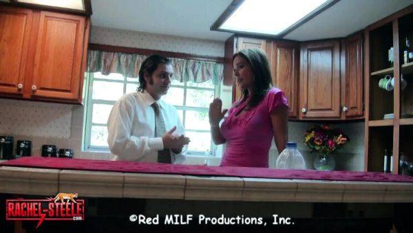 Stepfamily Taboo Foursome - MILF Rachel Steele and Teen Mystick Moons in Company Takeover Sex - veryfreeporn.com - Britain on poweredporn.com