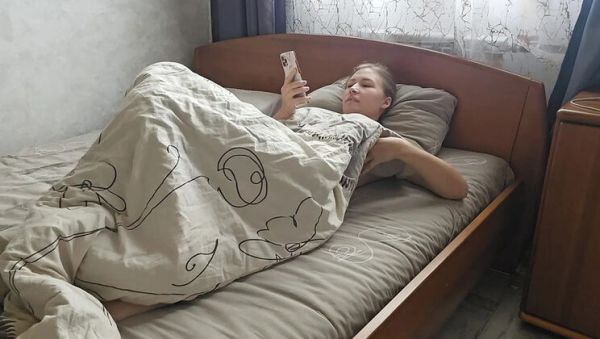 Stacy_via Wakes Up Horny and Masturbates to Porn - Big Natural Tits and Extreme Squirting Orgasm - xxxfiles.com - Russia on poweredporn.com