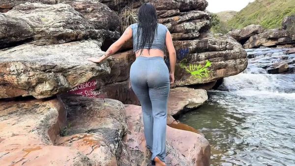 Jenifer Play Fucks Stranger By River While Friends Wait - Big Tits Teen Gets Facial - porntry.com - Spain - Argentina - Colombia on poweredporn.com