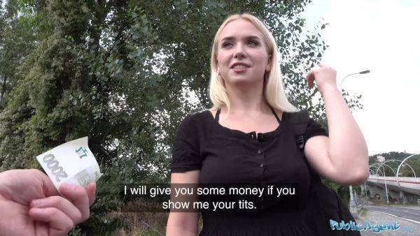 Vera Jarw - Hot Blonde Teen 18+ Russian Nailed Outside - upornia.com - Russia on poweredporn.com