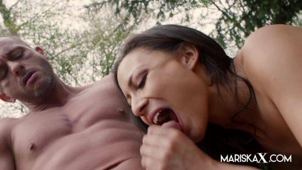 Ass Fucked In The Backyard With Dorian Del Isla, Cassie Del Isla And Mariska X - upornia.com on poweredporn.com