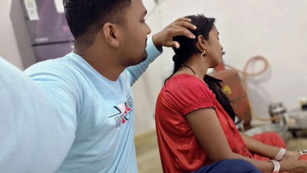 Brother Gives Sister New Sari Gift, Happy Sister Fucks Little Brother Doggy Style - Hindi Desi Sex - veryfreeporn.com - India on poweredporn.com