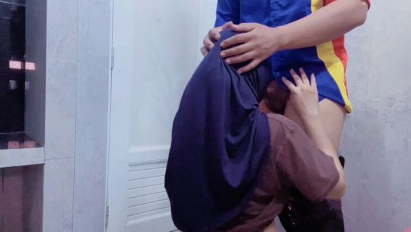 Indonesian Hijab Teen Fucked Hard in Public Toilet - Homemade HD - porntry.com - Malaysia - Indonesia on poweredporn.com
