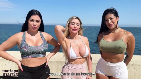 Mariana Martix Fucked Hard by Friends on Beach - Big Tits Latina Threesome with Sergio Lagos - veryfreeporn.com - Spain - Colombia on poweredporn.com
