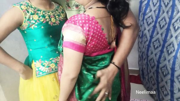 Indian Desi Threesome with Neelimaa - Big Ass, Homemade Group Sex - veryfreeporn.com - India on poweredporn.com