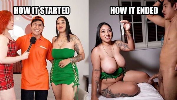 Nervous Around Big Tits! Nicki Power Quits Popeyes for Amateur Latina Casting & Rough Doggystyle - porntry.com - Spain on poweredporn.com