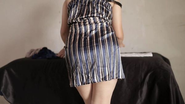 Big Dick Stepsister Creampie From Behind While Folding Clothes - Silk Satin - xxxfiles.com - Indonesia on poweredporn.com