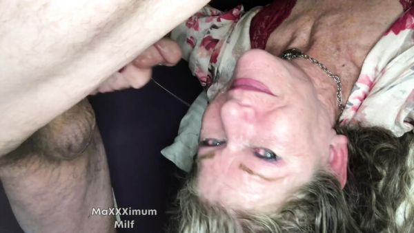 Granny GILF Throat Fuck Blowjob on Table - MaXXXimumMilf Deep Throat Swallow - porntry.com - Usa on poweredporn.com