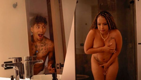 Stepmom Kataleya Gil Naked Shower Fuck By Stepson Thiago Lopez - Big Tits Latina MILF Rough Doggy Style - porntry.com - Spain - Colombia on poweredporn.com