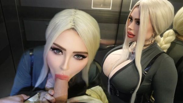 Public Elevator Fuck with Busty Russian MILF Peach Bitch - Hardcore Anal & Blowjob in Risky Entrance Sex - veryfreeporn.com - Russia - Belarus on poweredporn.com