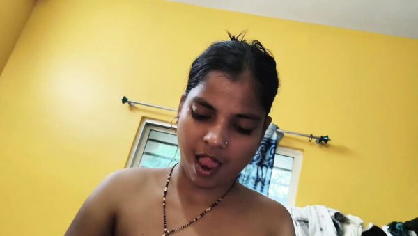 Indian Village Hot Wife Sonali Sanu Homemade Fucking with Big Natural Tits and Huge Cock - veryfreeporn.com - India on poweredporn.com