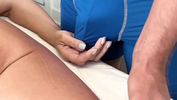 Big Tits Blonde MILF Bianca Jaguar Gets Massage Happy Ending with Big Cock Sucking and Fucking - porntry.com on poweredporn.com