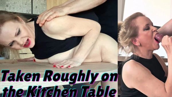 Amateur MILF Misses Jenny Roughly Fucked On Kitchen Table By Neighbor - xxxfiles.com on poweredporn.com