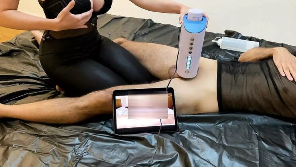 Big Tits Girlfriend Uses Blow Machine On Boyfriend For Intense Orgasm - Amateur Homemade BDSM - veryfreeporn.com - Austria on poweredporn.com